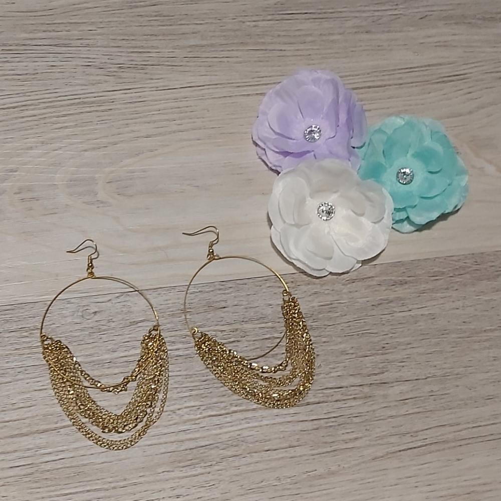 🆕️ Gold Chain Fashion Earrings